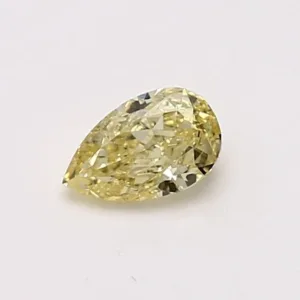 0.44 Carat Pear Fancy Yellow I1 Natural Diamond