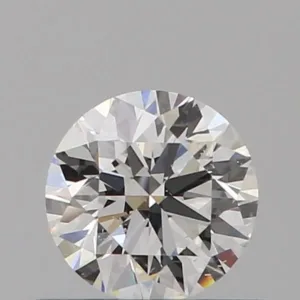 0.44 Carat Round F SI1 Natural Diamond