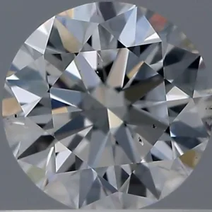 0.5 Carat Round D SI1 Natural Diamond
