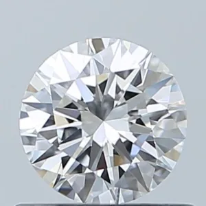 0.5 Carat Round D VVS1 Natural Diamond