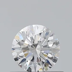 0.5 Carat Round D VVS2 Natural Diamond