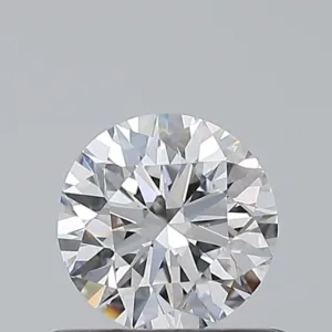 0.5 Carat Round D VVS2 Natural Diamond