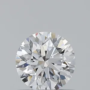0.5 Carat Round D VVS2 Natural Diamond