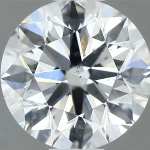 0.51 Carat Round F SI2 Natural Diamond