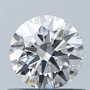 0.51 Carat Round F VVS1 Natural Diamond