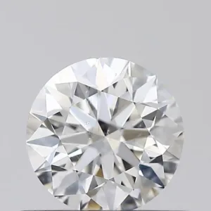 0.51 Carat Round H SI2 Natural Diamond