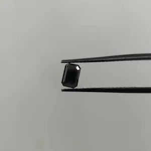0.53 Carat Emerald Fancy Black VVS2 Natural Diamond