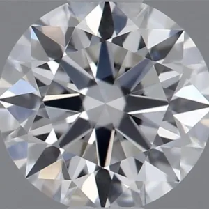 0.53 Carat Round D VVS2 Natural Diamond