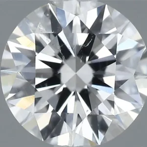 0.53 Carat Round F SI2 Natural Diamond