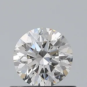 0.53 Carat Round H VVS1 Natural Diamond