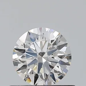 0.53 Carat Round H VVS2 Natural Diamond