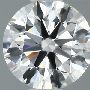 0.54 Carat Round D VS1 Natural Diamond