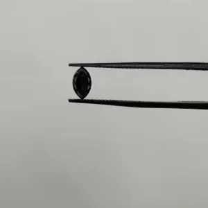 0.55 Carat Marquise Fancy Black VVS2 Natural Diamond