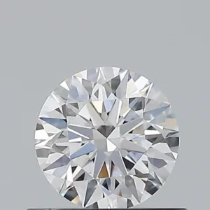 0.55 Carat Round E VVS2 Natural Diamond