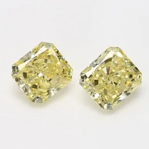0.56 Carat Radiant Yellow SI2 Natural Diamond