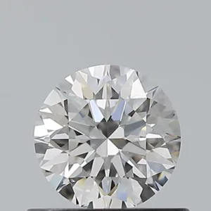0.56 Carat Round H VVS2 Natural Diamond