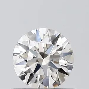 0.56 Carat Round J VVS1 Natural Diamond