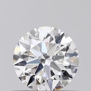 0.57 Carat Round F SI1 Natural Diamond