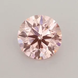 0.57 Carat Round Fancy Intense Pink VS2 Lab Diamond