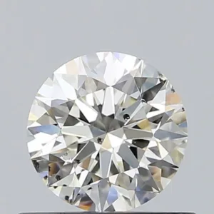 0.57 Carat Round J SI2 Natural Diamond