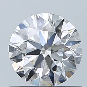 0.58 Carat Round E VVS2 Natural Diamond
