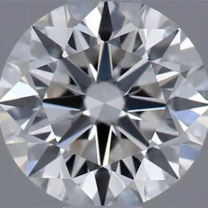 0.59 Carat Round D VVS2 Natural Diamond