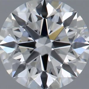 0.59 Carat Round F SI2 Natural Diamond