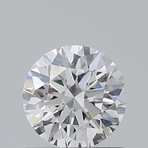 0.6 Carat Round D VVS1 Natural Diamond
