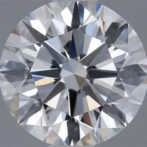 0.6 Carat Round D VVS2 Natural Diamond