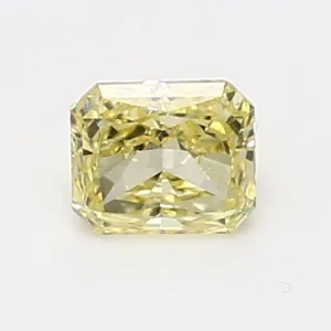 0.61 Carat Radiant Yellow VS1 Natural Diamond