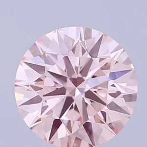 0.62 Carat Round Fancy Intense Pink VS2 Lab Diamond
