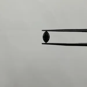 0.63 Carat Marquise Fancy Black VVS2 Natural Diamond