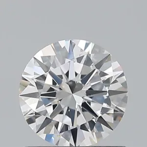 0.65 Carat Round D VVS2 Natural Diamond