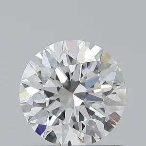 0.66 Carat Round E VVS1 Natural Diamond