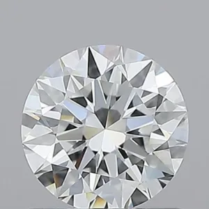 0.7 Carat Round D VVS2 Natural Diamond