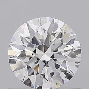 0.7 Carat Round D VVS2 Natural Diamond