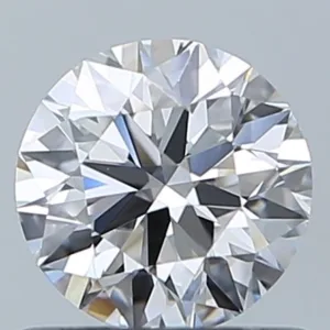 0.7 Carat Round D VVS2 Natural Diamond