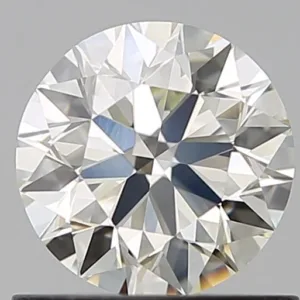 0.74 Carat Round K VVS2 Natural Diamond