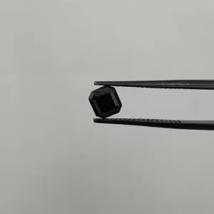 0.83 Carat Emerald Fancy Black VVS2 Natural Diamond