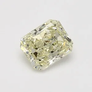 0.95 Carat Radiant Light Yellow VS2 Natural Diamond