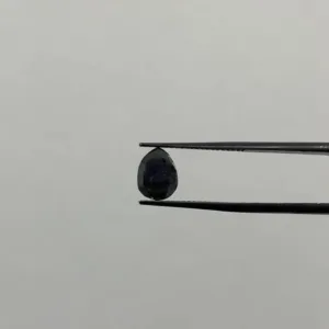 0.96 Carat Pear Fancy Black VVS2 Natural Diamond