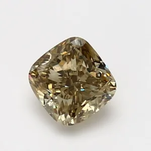 1.01 Carat Cushion Brilliant Fancy Yellow SI1 Natural Diamond