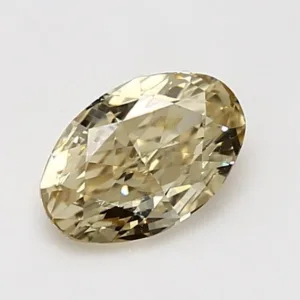 1.01 Carat Oval Fancy Yellow VVS1 Natural Diamond