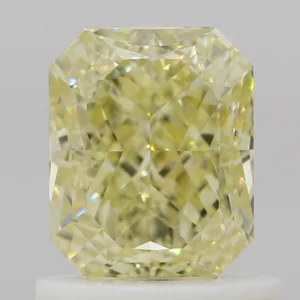 1.01 Carat Radiant Fancy Yellow VS1 Natural Diamond