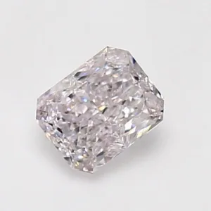 1.02 Carat Radiant Fancy Light Pink VS2 Natural Diamond