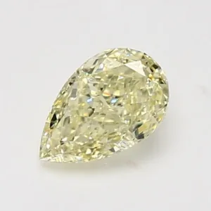 1.03 Carat Pear Fancy Light Yellow SI2 Natural Diamond