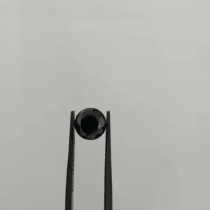 1.06 Carat Round Fancy Black VVS2 Natural Diamond