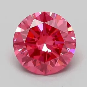 1.09 Carat Round Fancy Vivid Pink VS1 Lab Diamond