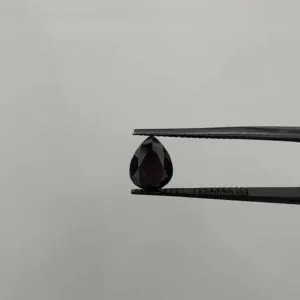 1.29 Carat Pear Fancy Black VVS2 Natural Diamond