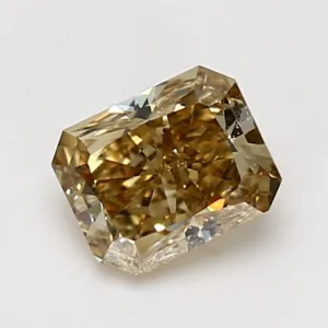 1.34 Carat Radiant Fancy Yellow VS2 Natural Diamond